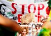 Protesty proti odlesňování Amazonského pralesa