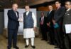 Britský a indický premiér na summitu G7 roku 2019